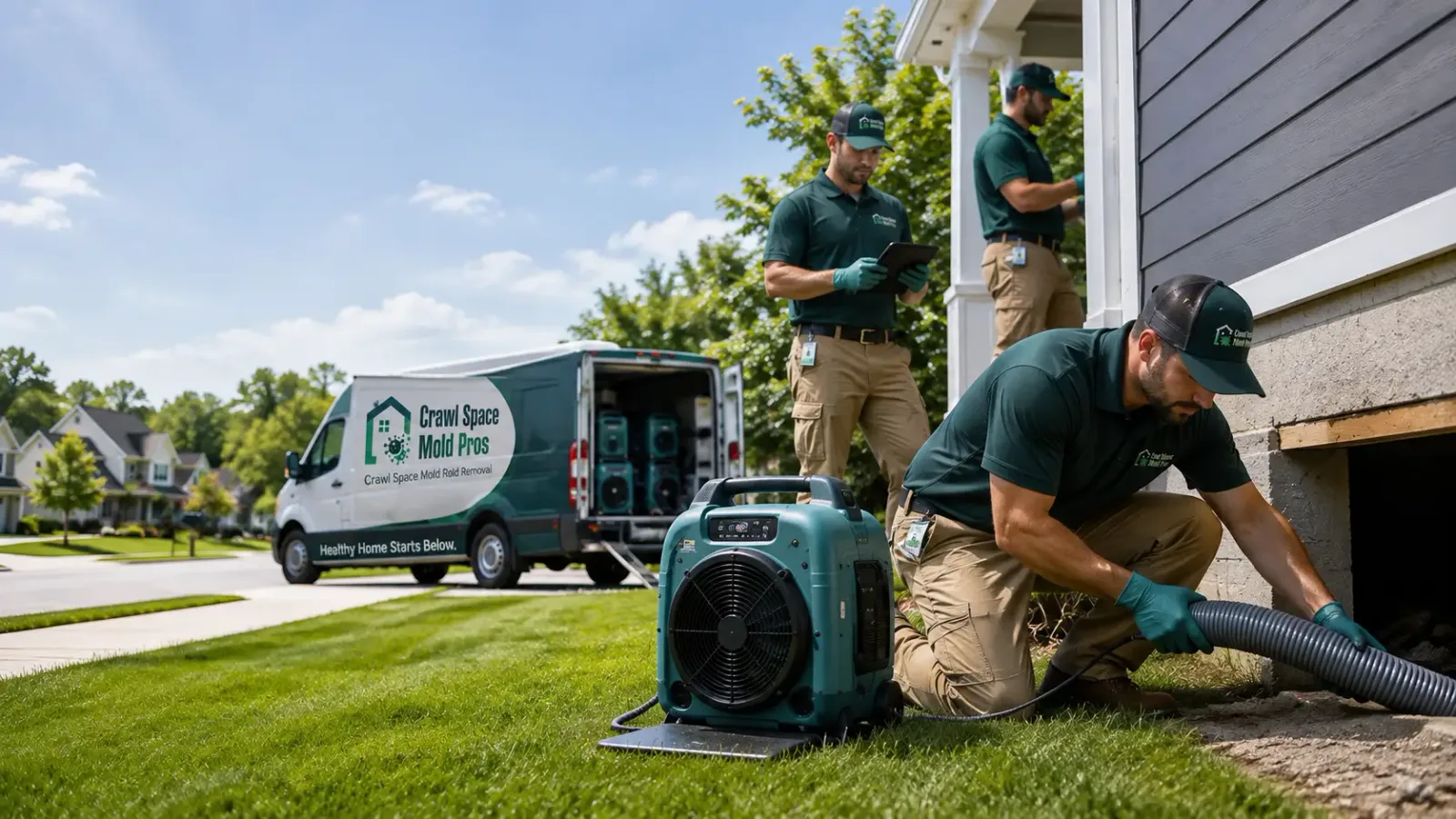 Crawl Space Mold Removal in Centerville, SD